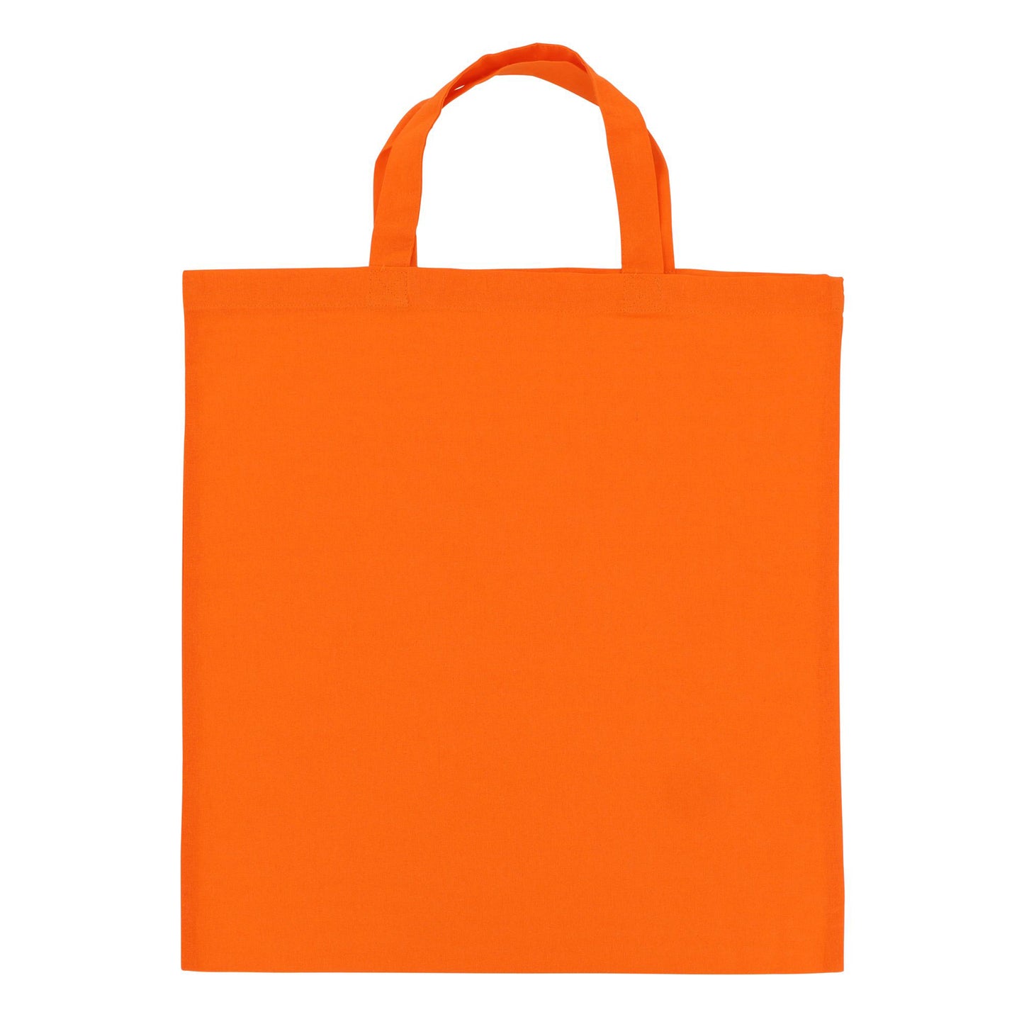 Schoudertas OEKO-TEX® gekleurd kort 140g/m² 38x42 cm