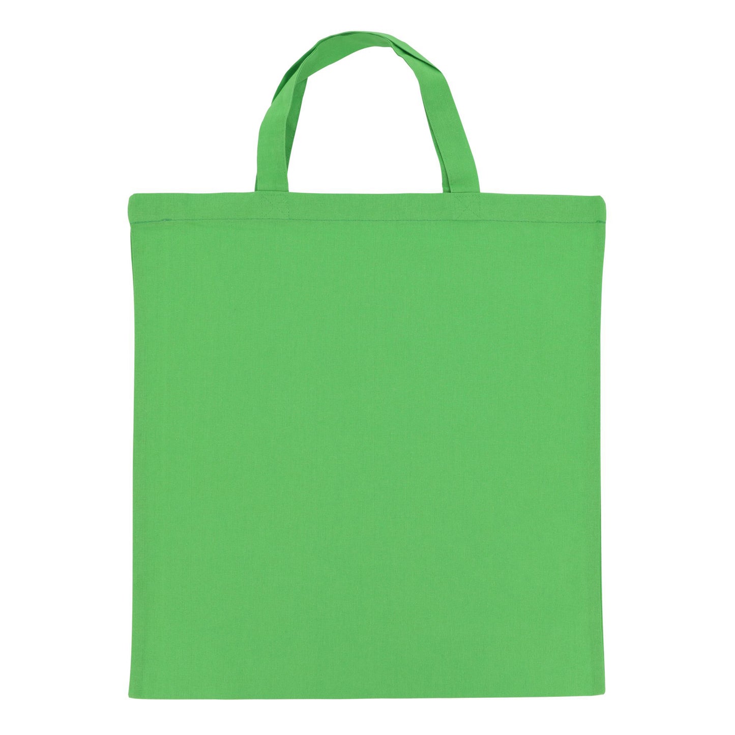 Schoudertas OEKO-TEX® gekleurd kort 140g/m² 38x42 cm