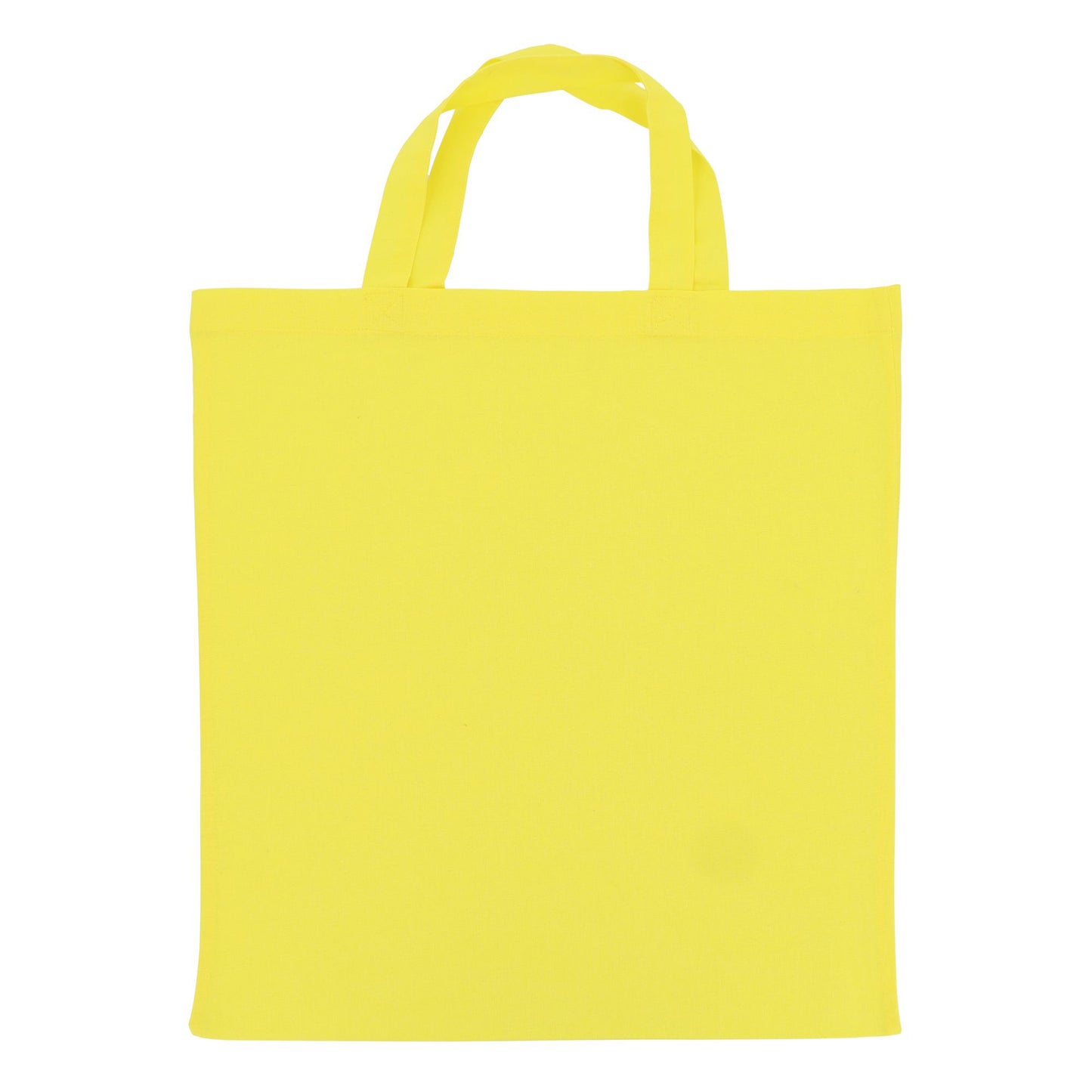 Schoudertas OEKO-TEX® gekleurd kort 140g/m² 38x42 cm