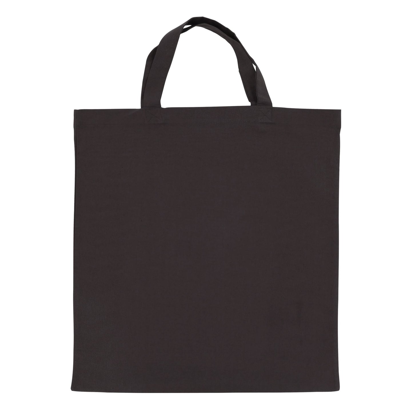 Schoudertas OEKO-TEX® gekleurd kort 140g/m² 38x42 cm