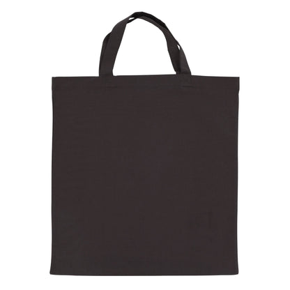 Schoudertas OEKO-TEX® gekleurd kort 140g/m² 38x42 cm