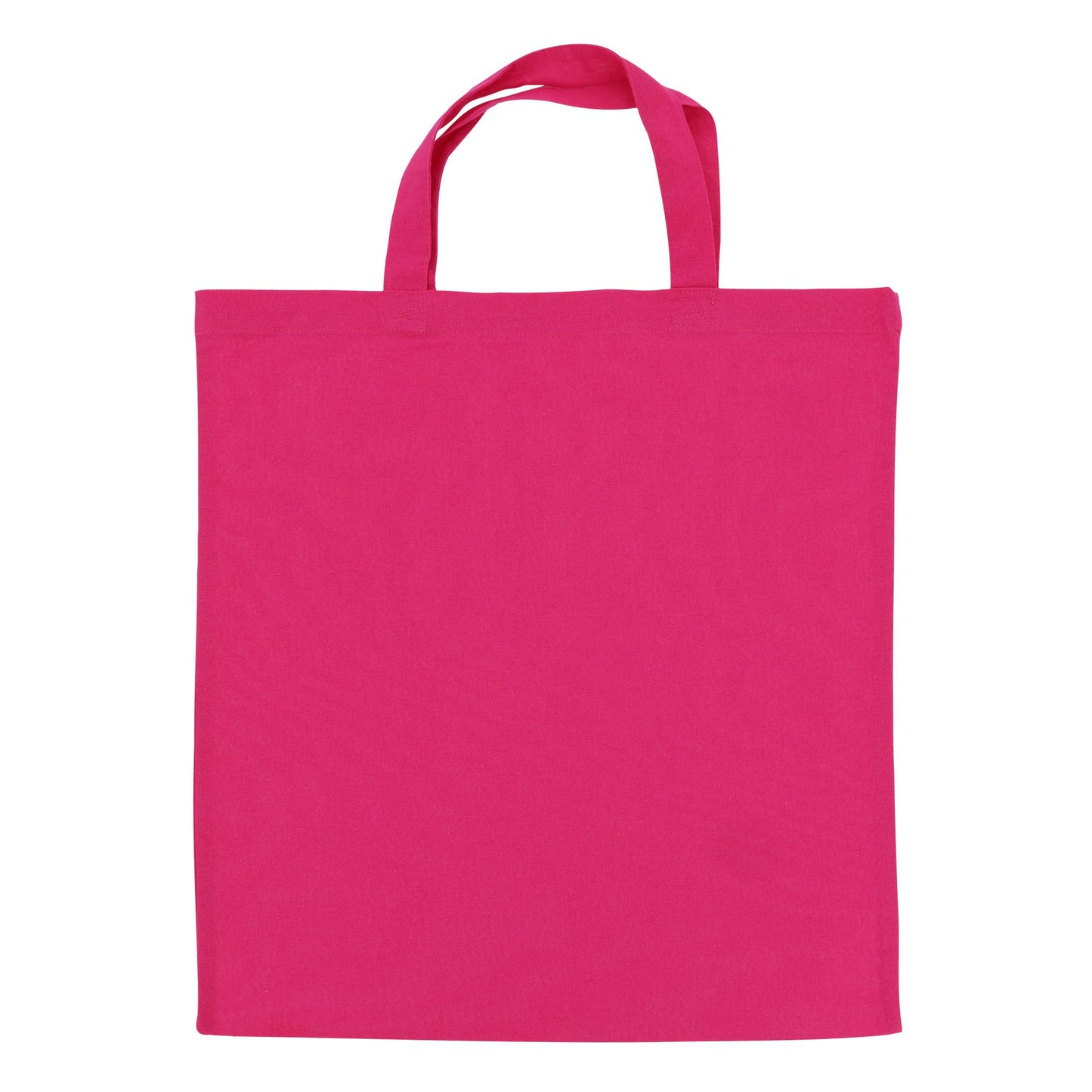 Schoudertas OEKO-TEX® gekleurd kort 140g/m² 38x42 cm
