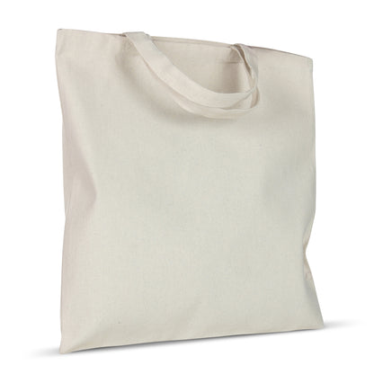 Schoudertas katoen ecru OEKO-TEX® kort 220g/m² 38x42 cm
