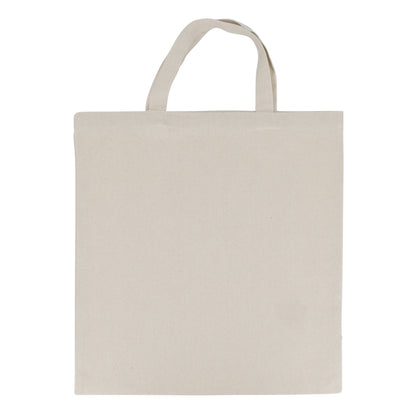 Schoudertas katoen ecru OEKO-TEX® kort 220g/m² 38x42 cm