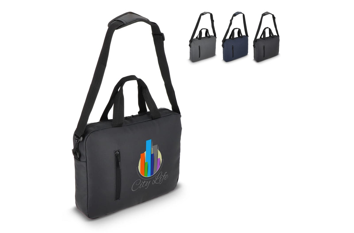 PU SoMa laptop messenger tas 28 x 38 x 5 cm