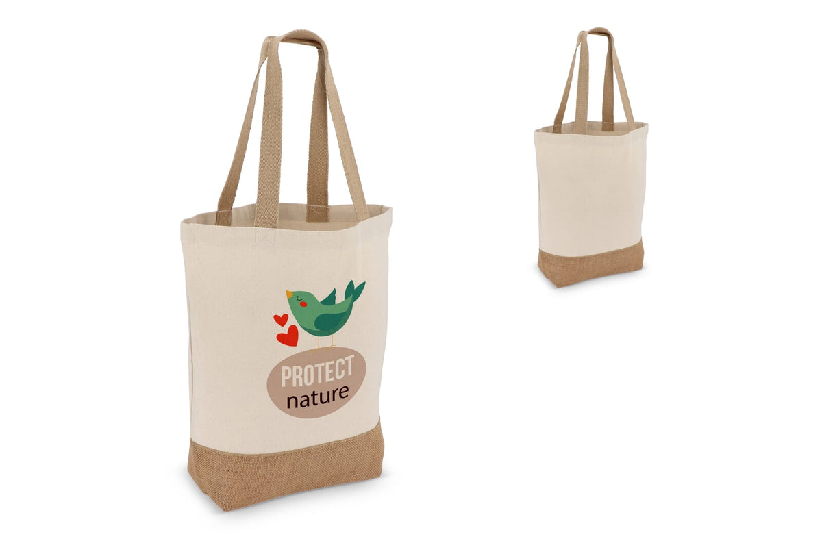 Katoen-Jute Tote OEKO-TEX® 41 x 13 x 41cm 320g/m²