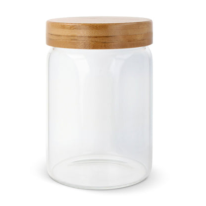 Canister glas & bamboe 900ml