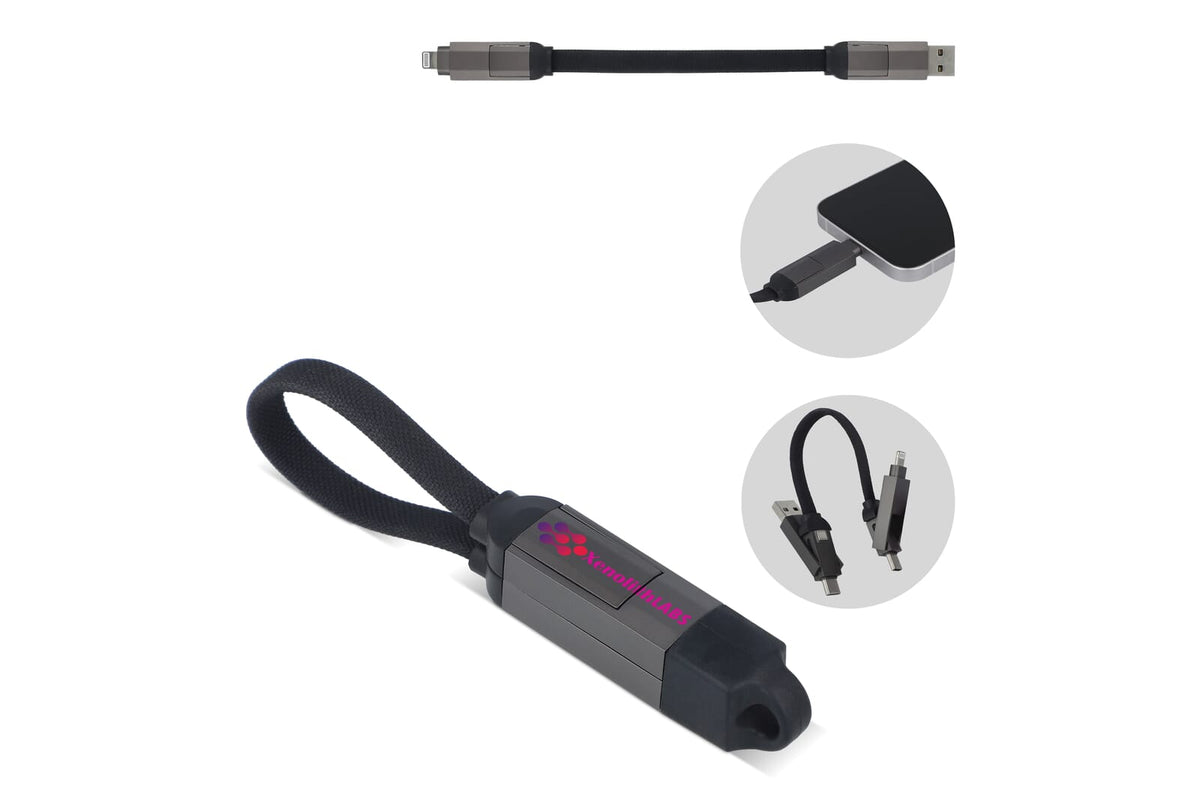 Multifunctionele 4-in-1 Kabel Sleutelhanger formaat 60 W