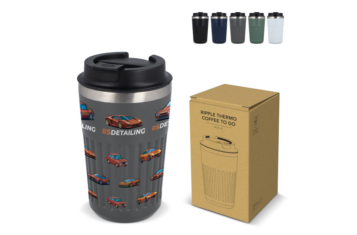 Gerecycled RVS Koffie beker 400ml