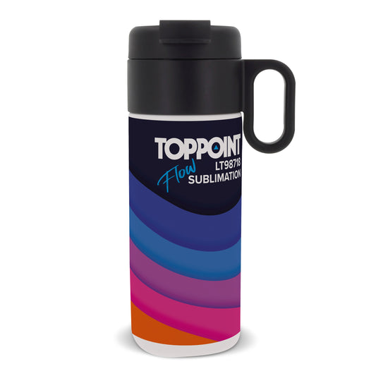 Thermofles Flow met handvat sublimatie 400ml