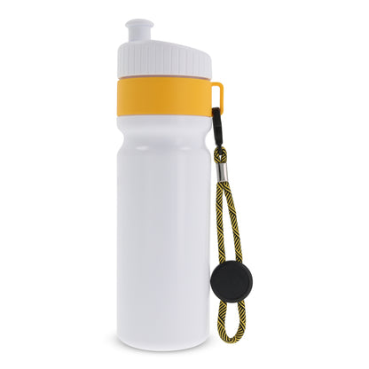 Sportbidon met rand en koord 750ml