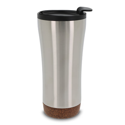 Dubbelwandige thermobeker met kurk onderzijde 480ml