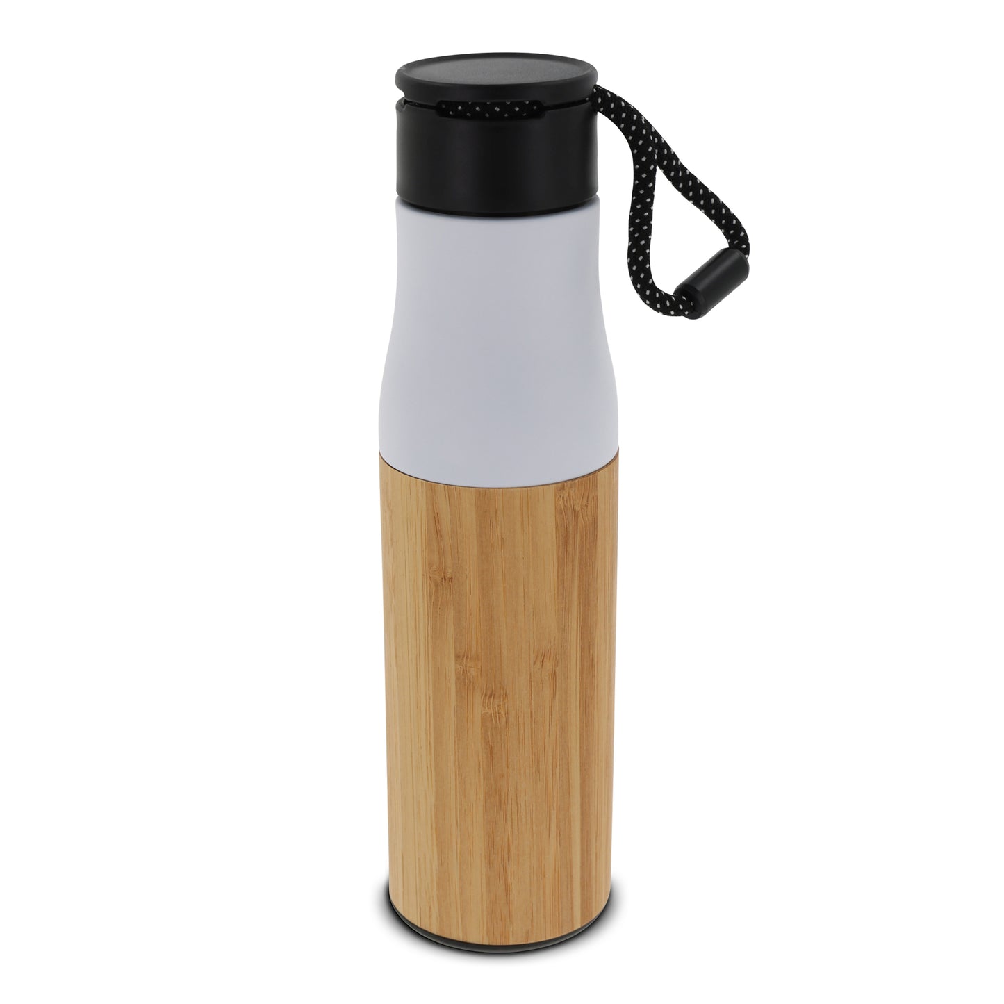 Thermofles met touw bamboe 500ml