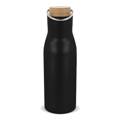 Thermo fles met bamboe deksel 500ml